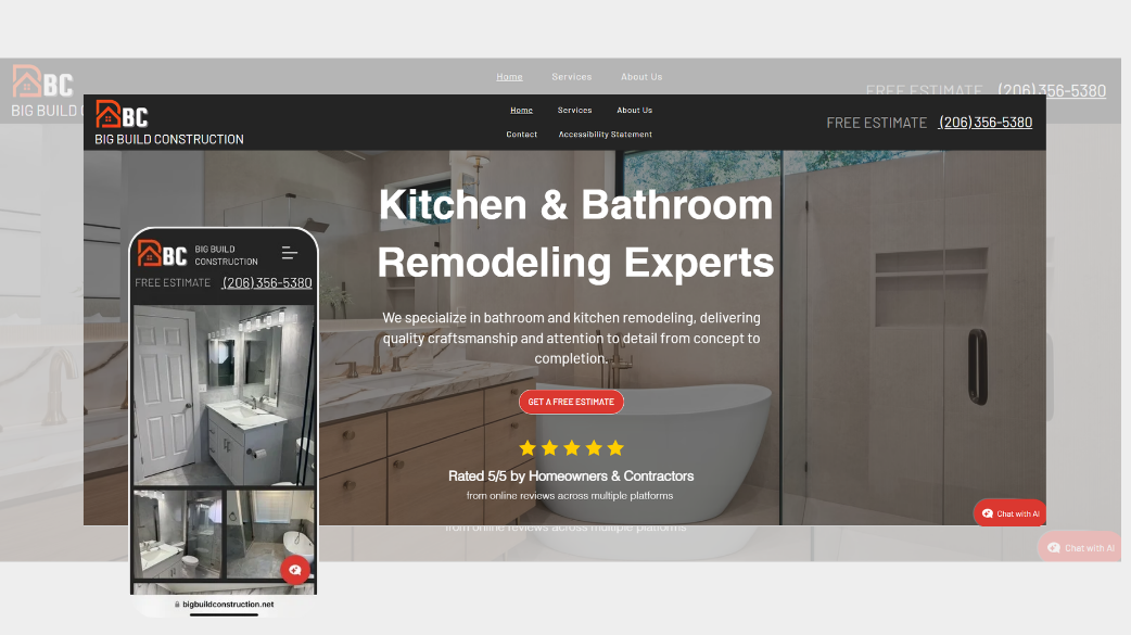 Big Build Construction Website